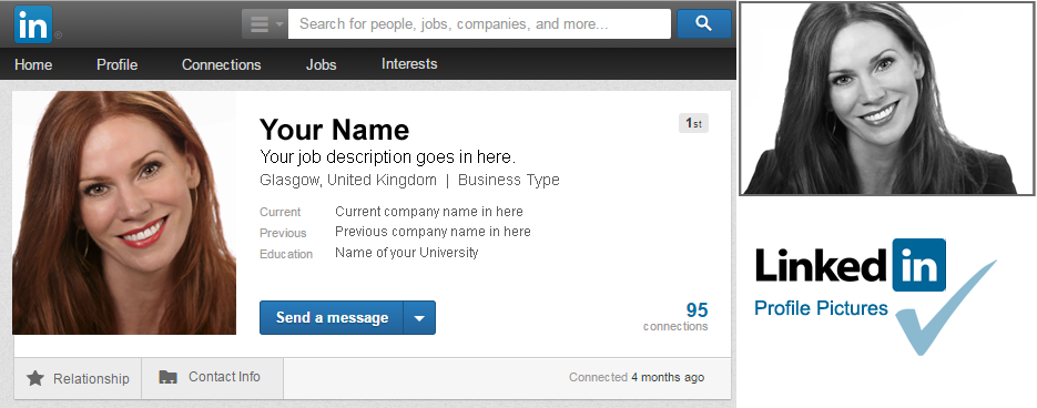 Offering LinkedIn Profile Pictures